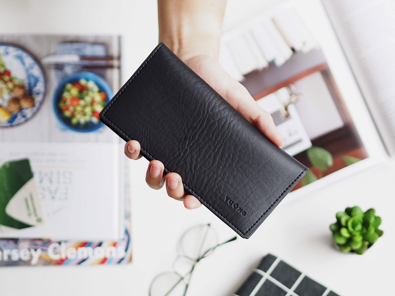 Ví unisex da pu basic cơ bản