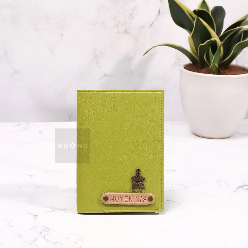 passport cover màu xanh cốm