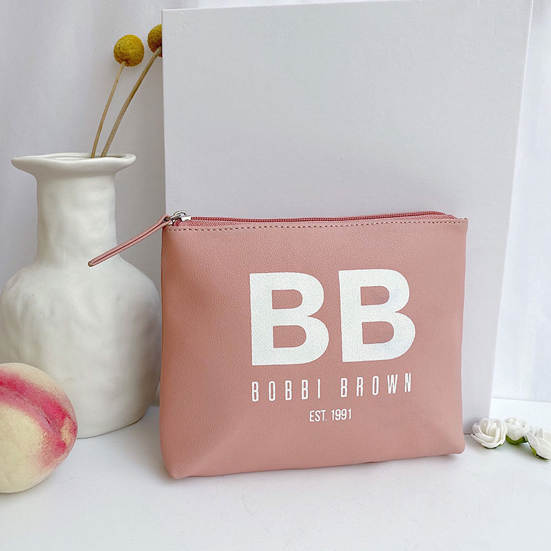 Túi cosmetic in logo kéo lụa màu theo yêu cầu